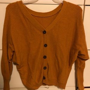 marigold button up cardigan